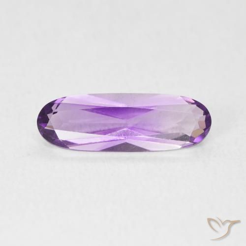 1.10ct Naturel Violet rosâtre moyen Améthyste, ovale, VVS-VS