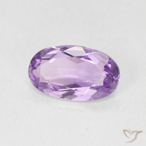 Améthyste Violet foncé naturelle ovale, 1.40 ct, VVS-VS