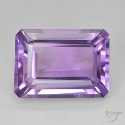 15.44ct Naturel Pourpre violacé profond Améthyste, Taille émeraude, VVS