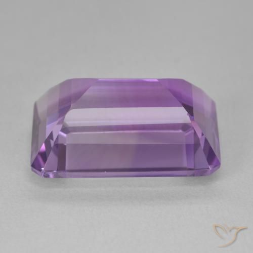 Améthyste Pourpre violacé moyen naturelle Octogone / coupe Émeraude, 15.60 ct, VVS