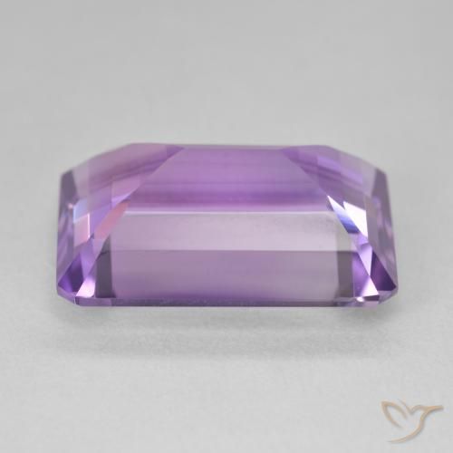 Améthyste Violet violacé naturelle Octogone / coupe Émeraude, 13.17 ct, VVS