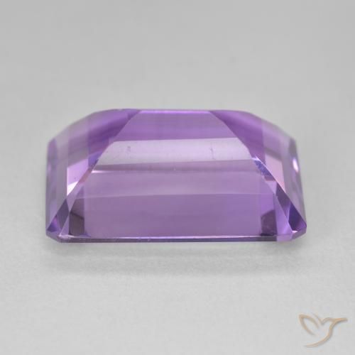 Améthyste Violet intense naturelle Octogone / coupe Émeraude, 13.48 ct, VVS-VS