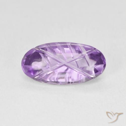 2.03ct Naturel Violet rose moyen Améthyste, ovale, Transparent