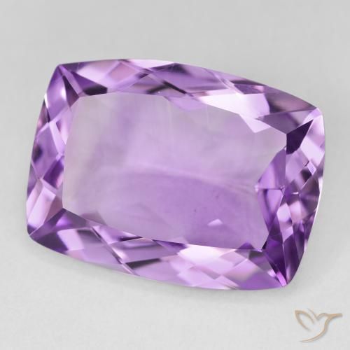 Améthyste Violet violacé naturelle Coussin, 17.29 ct, VVS