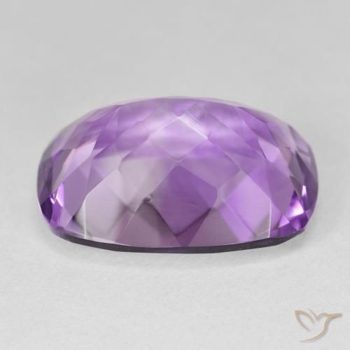 Améthyste Pourpre violacé moyen naturelle Coussin, 18.30 ct, VVS-VS