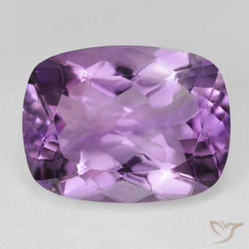 17.69ct Naturel Light-Medium Violet Améthyste, Coussin, VVS-VS