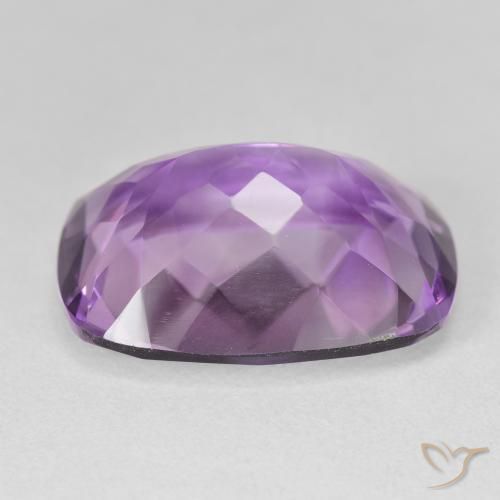 Améthyste Light-Medium Violet naturelle Coussin, 17.69 ct, VVS-VS