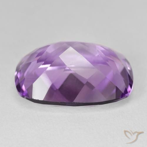 Améthyste Light-Medium Violet naturelle Coussin, 18.37 ct, VVS-VS