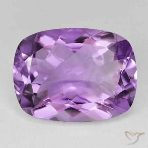 15.61ct Naturel Violet moyen Améthyste, Coussin, VVS-VS