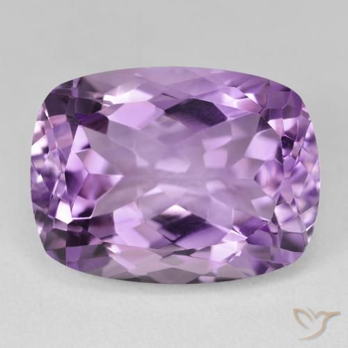 19.44ct Naturel Light-Medium Violet Améthyste, Coussin, VVS-VS