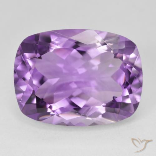 18.69ct Naturel Violet rosâtre moyen Améthyste, Coussin, VVS