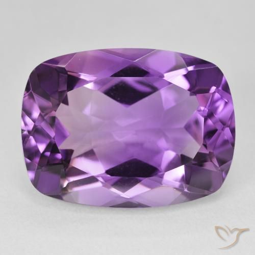 18.71ct Naturel Violet moyen Améthyste, Coussin, VVS