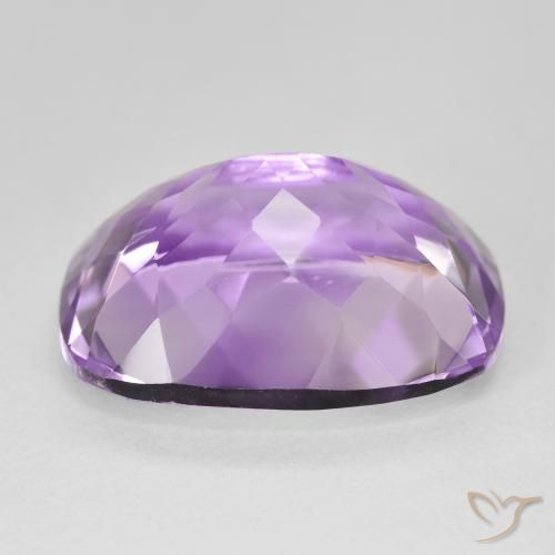 Améthyste Violet rose moyen naturelle Coussin, 18.76 ct, VS