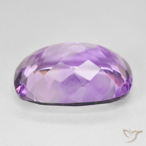 Améthyste Violet moyen naturelle Coussin, 17.51 ct, VS