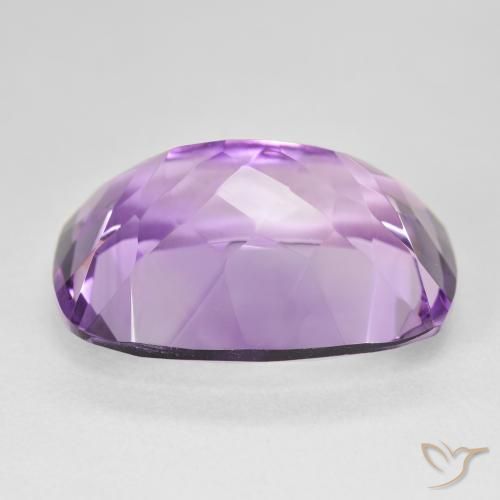 Améthyste Violet Rosâtre naturelle Coussin, 19.13 ct, VVS