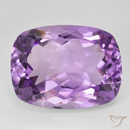 19.70ct Naturel Violet rosé foncé Améthyste, Coussin, VVS