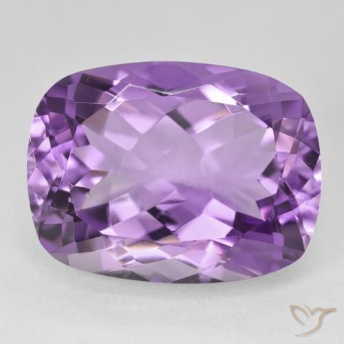 19.73ct Naturel Violet foncé Améthyste, Coussin, VS