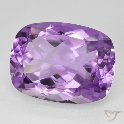Améthyste Violet foncé naturelle Coussin, 19.73 ct, VS