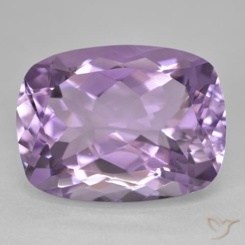 19.50ct Naturel Light-Medium Violet Améthyste, Coussin, VVS