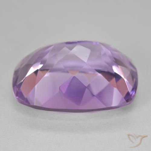 Améthyste Light-Medium Violet naturelle Coussin, 19.50 ct, VVS