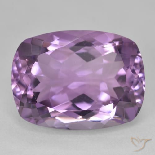 19.45ct Naturel Light-Medium Violet Améthyste, Coussin, VVS