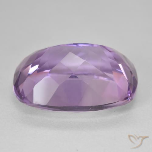 Améthyste Light-Medium Violet naturelle Coussin, 19.45 ct, VVS