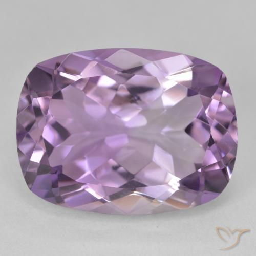 18.25ct Naturel Light-Medium Violet Améthyste, Coussin, VVS