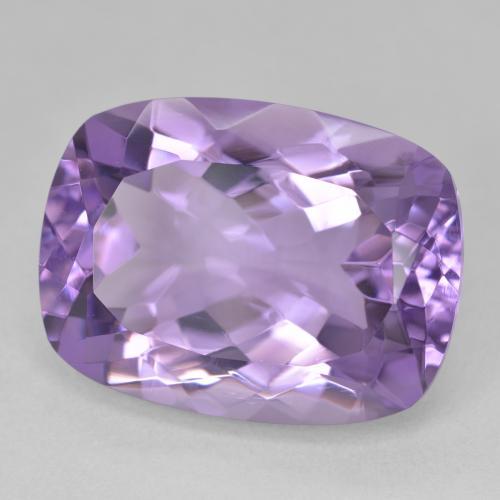 Améthyste Violet moyen naturelle Coussin, 18.54 ct, VVS