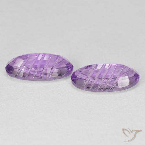 Shop natural 4.09ct Pourpre violacé moyen Améthyste gems, ovale, from Brésil at GemSelect. In stock, global shipping!
