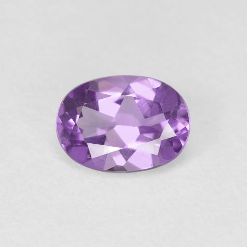 0.67ct Naturel Violet violacé Améthyste, ovale, VS