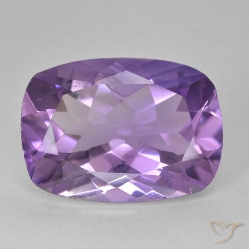 12.04ct Naturel Violet foncé Améthyste, Coussin, VVS