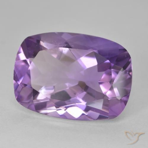 Améthyste Violet foncé naturelle Coussin, 12.04 ct, VVS