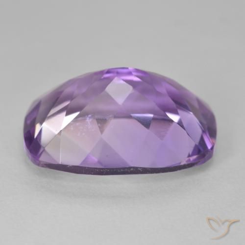 Améthyste Violet foncé naturelle Coussin, 12.04 ct, VVS