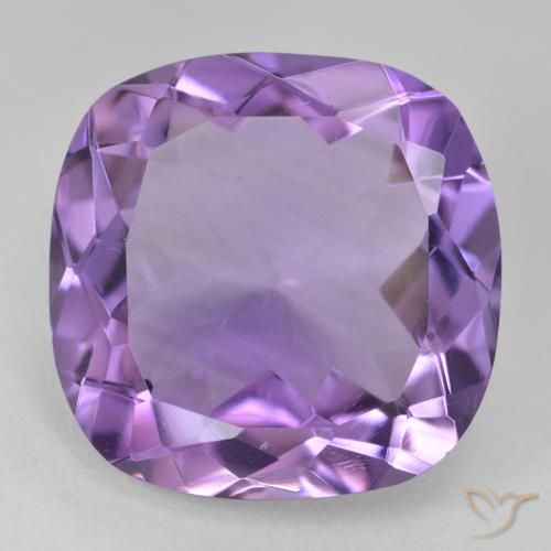 17.69ct Naturel Violet moyen Améthyste, Coussin, VVS