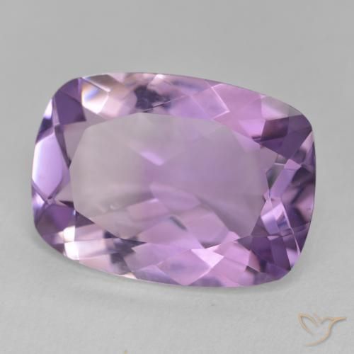 Améthyste Violet Iris naturelle Coussin, 10.90 ct, VVS