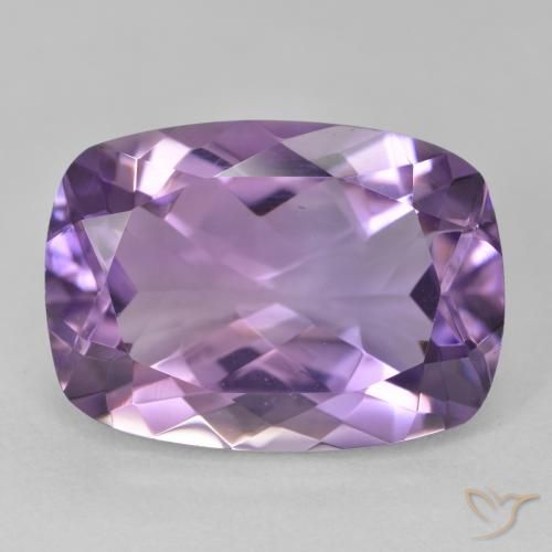 12.61ct Naturel Violet violacé Améthyste, Coussin, VVS