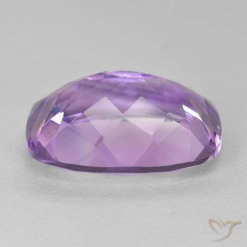 Améthyste Violet moyen naturelle Coussin, 12.36 ct, VVS