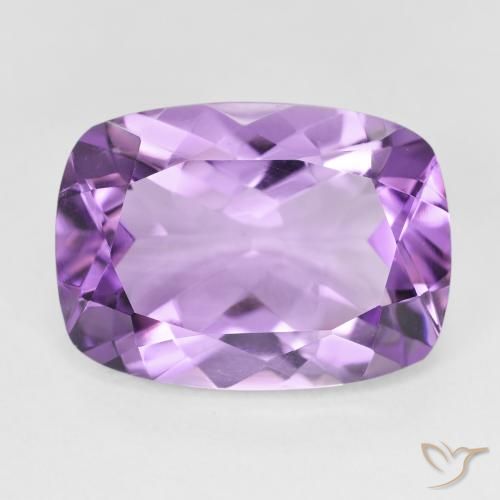 12.38ct Naturel Violet moyen Améthyste, Coussin, VVS