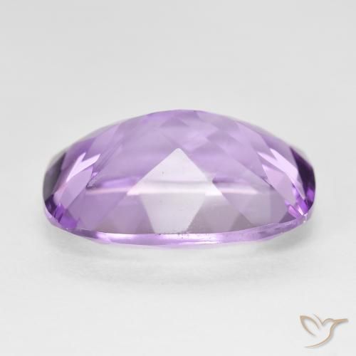 Améthyste Violet moyen naturelle Coussin, 12.38 ct, VVS