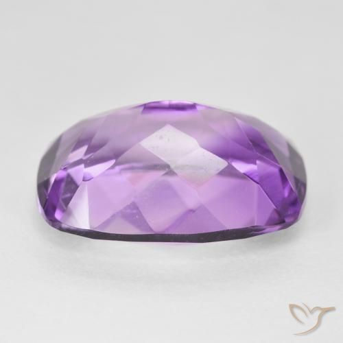 Améthyste Violet Rosâtre naturelle Coussin, 12.72 ct, VVS