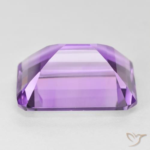 Améthyste Violet Rosâtre naturelle Octogone / coupe Émeraude, 20.80 ct, VVS