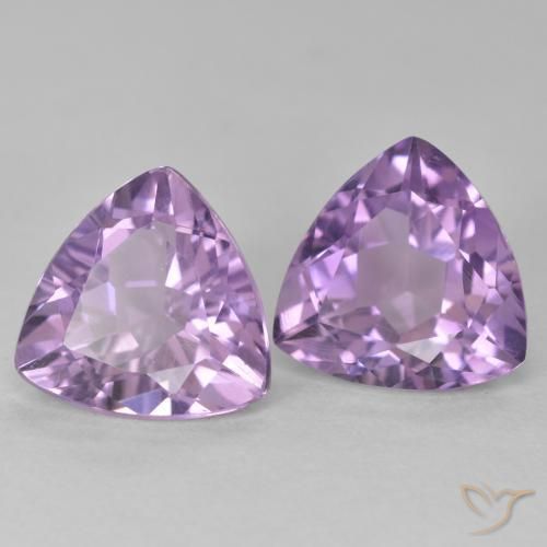 Shop natural 5.78ct Violet Rosâtre Améthyste gems, Trillion, from Brésil at GemSelect. In stock, global shipping!