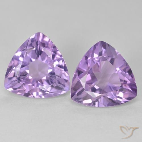 5.73ctw Naturel Violet moyen Améthyste, Trillion, VS