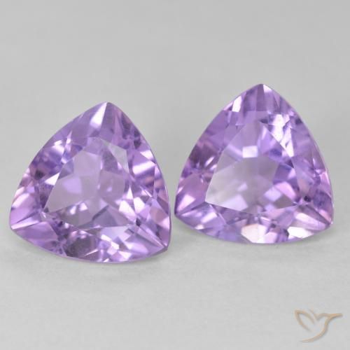 Shop natural 5.55ct Violet moyen Améthyste gems, Trillion, from Brésil at GemSelect. In stock, global shipping!