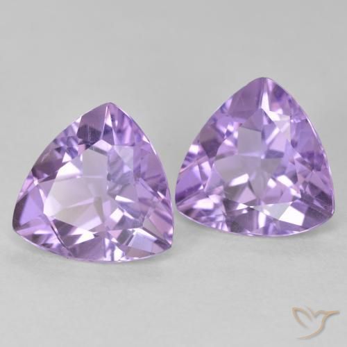 Shop natural 5.30ct Violet moyen Améthyste gems, Trillion, from Brésil at GemSelect. In stock, global shipping!