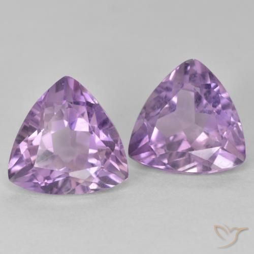 Shop natural 5.68ct Violet Rosâtre Améthyste gems, Trillion, from Brésil at GemSelect. In stock, global shipping!