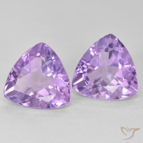 Shop natural 5.94ct Violet moyen Améthyste gems, Trillion, from Brésil at GemSelect. In stock, global shipping!