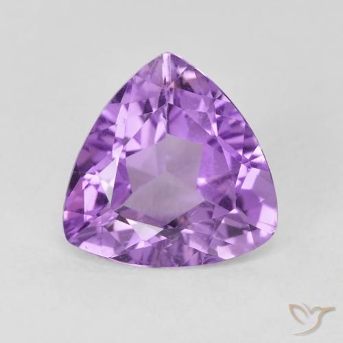 2.78ct Naturel Violet Rosâtre Améthyste, Trillion, VVS-VS
