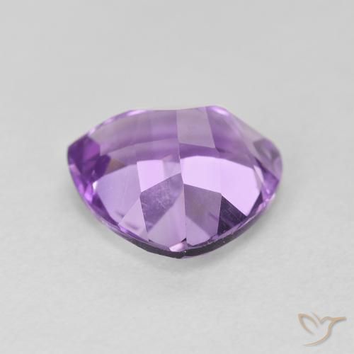 Améthyste Violet Rosâtre naturelle Trillion, 2.78 ct, VVS-VS