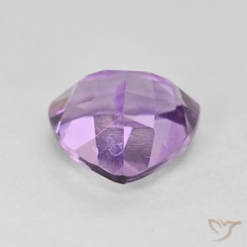 Améthyste Violet Rosâtre naturelle Trillion, 3.23 ct, VVS-VS